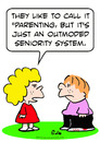 Cartoon: kids parents seniority system (small) by rmay tagged kids,parents,seniority,system