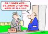 Cartoon: mixed cult vote (small) by rmay tagged mixed,cult,vote