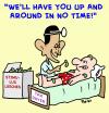Cartoon: Obama Leech stimulus (small) by rmay tagged obama,leech,stimulus