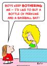Cartoon: perfume baseball bat (small) by rmay tagged perfume,baseball,bat