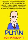 Cartoon: PUTIN FOR PRESIDENT (small) by rmay tagged putin,for,president