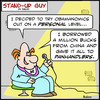 Cartoon: SUG panhandlers obama (small) by rmay tagged sug,panhandlers,obama
