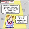Cartoon: SUG shakedown cruise obama bp (small) by rmay tagged sug,shakedown,cruise,obama,bp