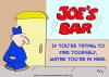 Cartoon: trying find yourself bar (small) by rmay tagged trying,find,yourself,bar